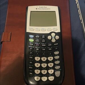 Texas Instruments TI-84 Plus Black and White Calculator, NO LID